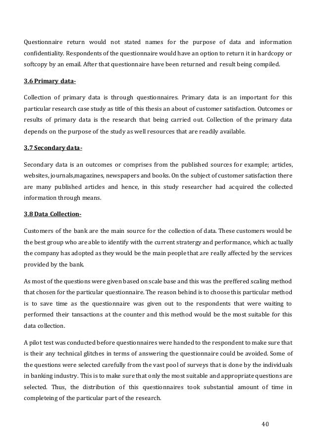 Dissertation banking sector